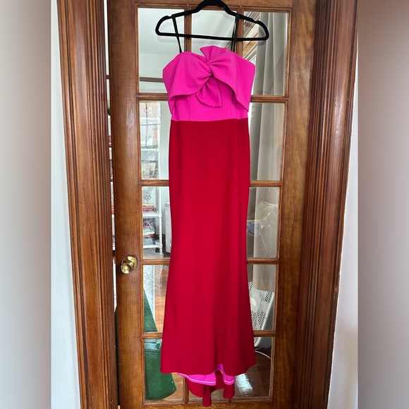 Aqua Dresses Aqua Bloomingdales Pink And Red Formal Dress Poshmark